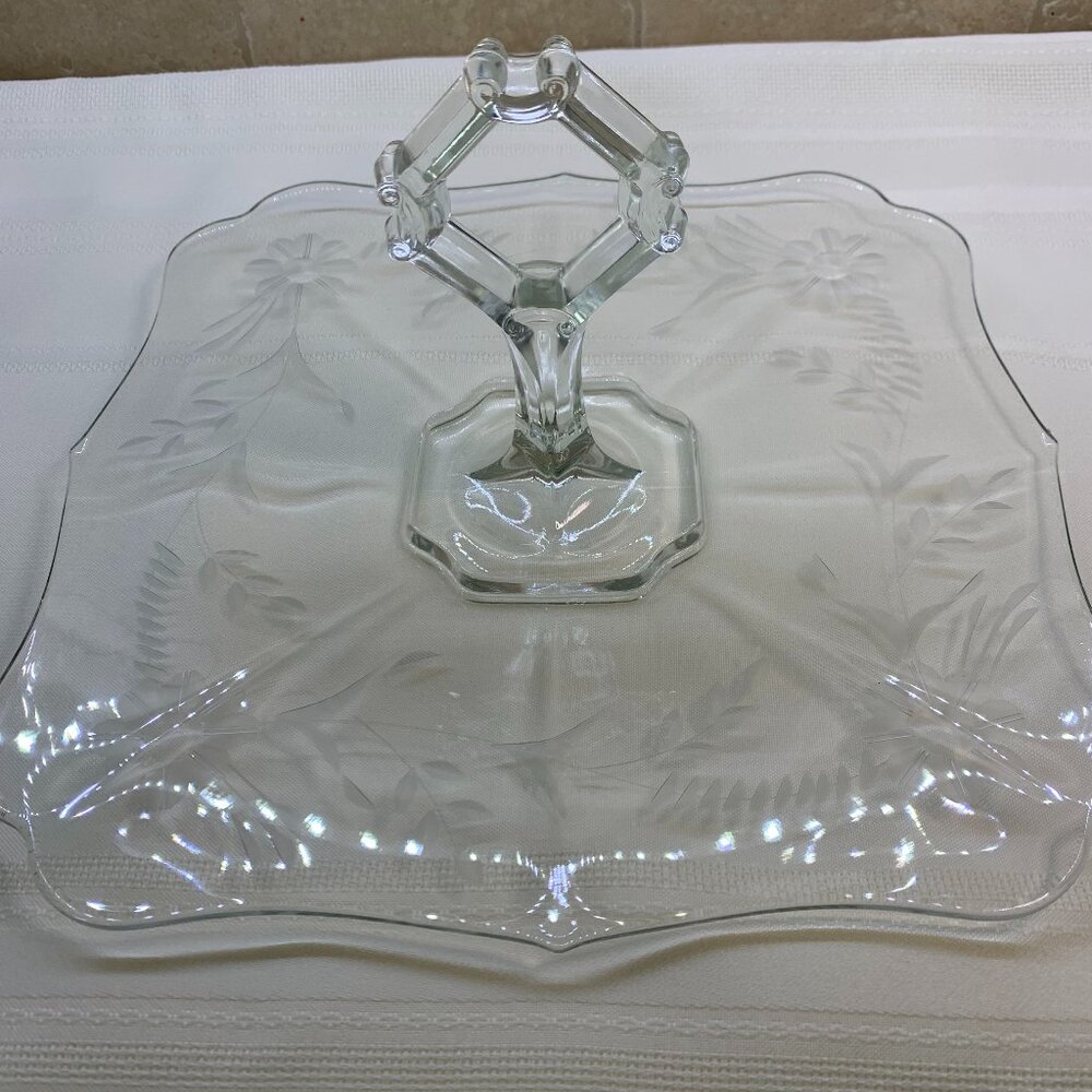 Vintage Cookie Cupcake Sandwich Appetizer Tray EUC